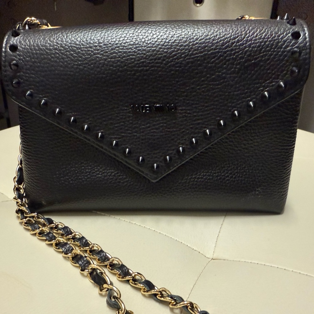 Sold 

Elegant Black Studded Crossbody Bag